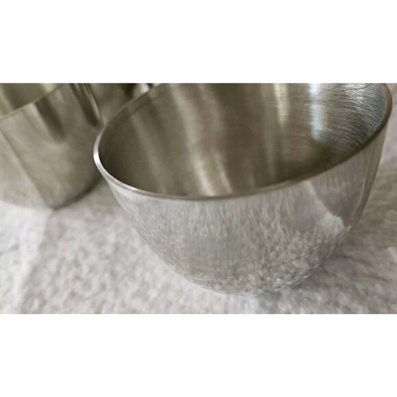 4 VINTAGE KIRK STIEFF P50 PEWTER CUPS MONTICELLO THOMAS JEFFERSON FOUNDATION VGC - Picture 5 of 5